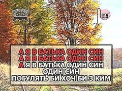 ОЙ НА ГОРІ ДВА ДУБКИ — караоке Українська народна пісня