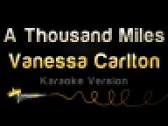 Vanessa Carlton - A Thousand Miles Karaoke Version