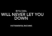 Instrumental / Karaoke Version - I Will Never Let You Down