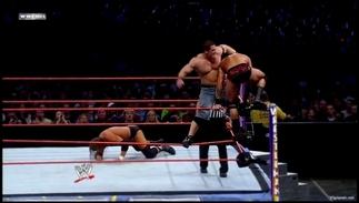 Рэнди Ортон ч п. Джон Сина п. Игрок, за Чемпионство WWE -