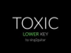 Toxic LOWER Acoustic Guitar Karaoke Melanie Martinez